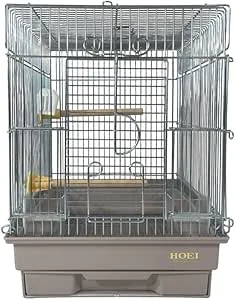 ＼ホームセンターバロー 限定カラー ミルキーベージュ／ HOEI 21手のりG 鳥かご 小鳥 フィンチ バードケージ 小型インコ 豊栄 ホーエイ